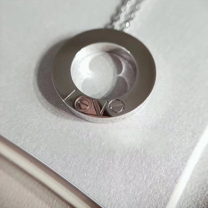[Star Jewelry]LOVE NECKLACE ADJUSTABLE SILVER