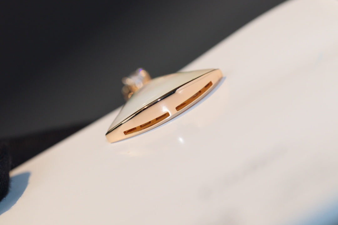 [Star Jewelry]DREAM NECKLACE WHITE MOP PINK GOLD 1 DIAMOND