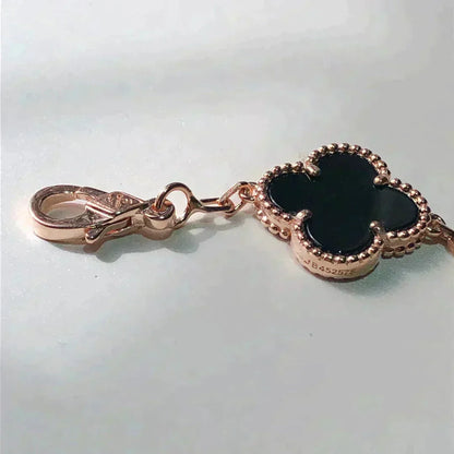 [Star Jewelry]CLOVER 5 MOTIFS MULTICOLOR BRACELET