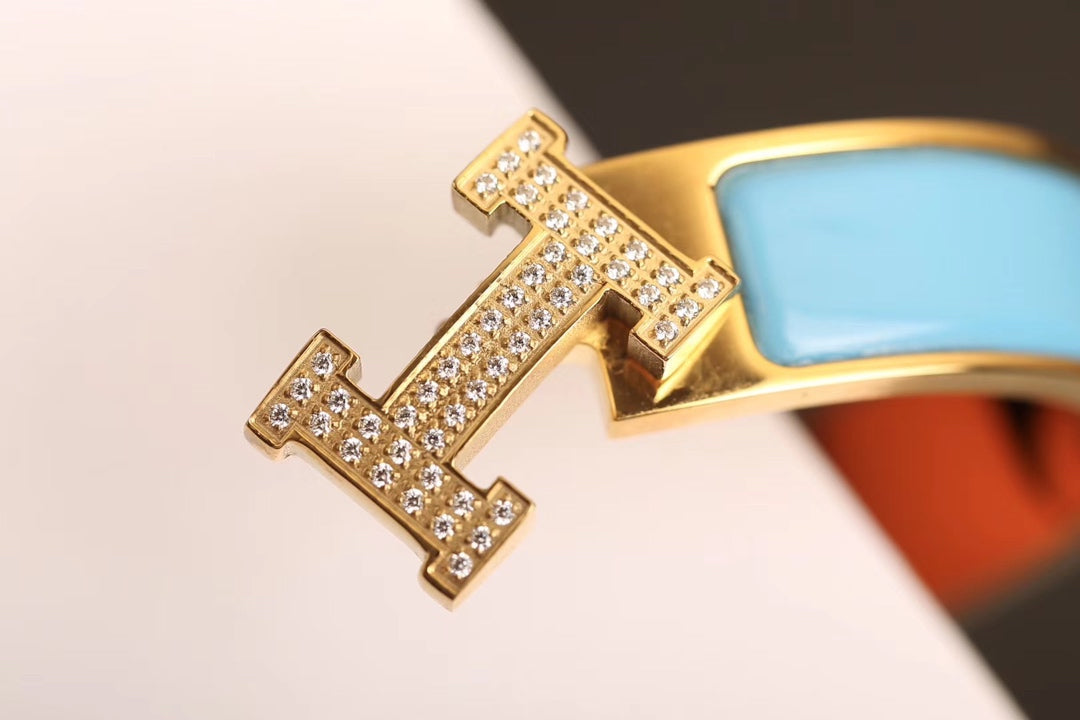 [Star Jewelry]H CLOUD BLUE BRACELET GOLD DIAMOND