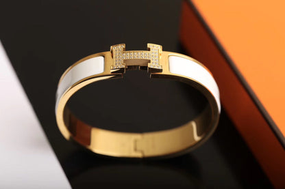 [Star Jewelry]H BRACELET GOLD DIAMOND