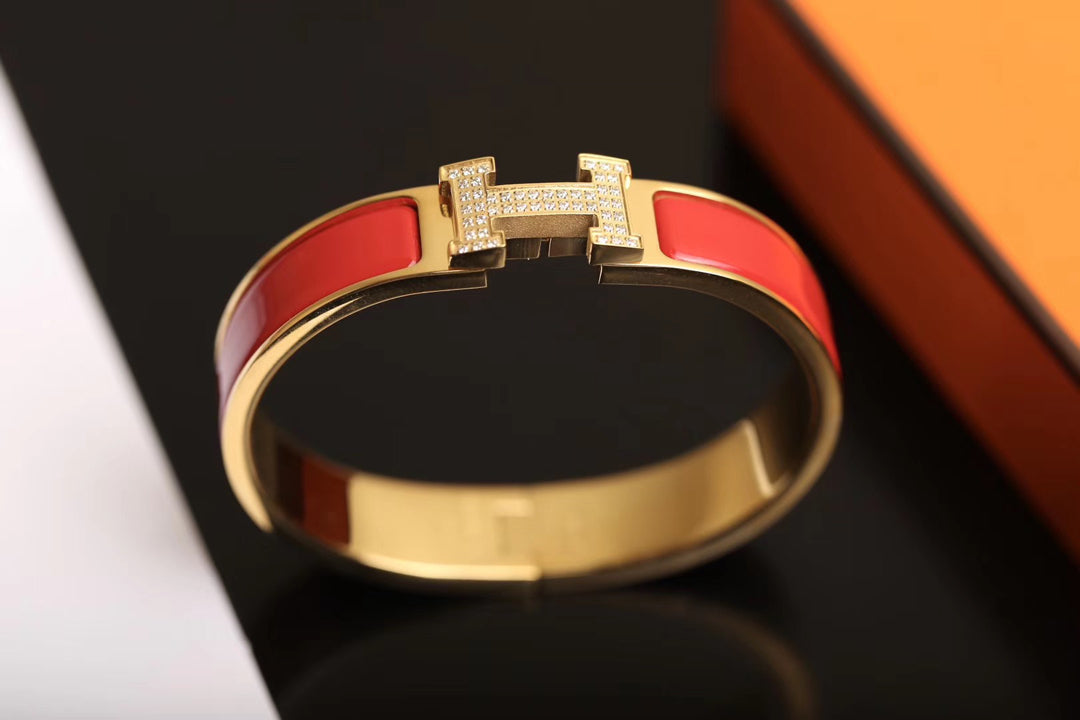 [Star Jewelry]H BRACELET GOLD DIAMOND