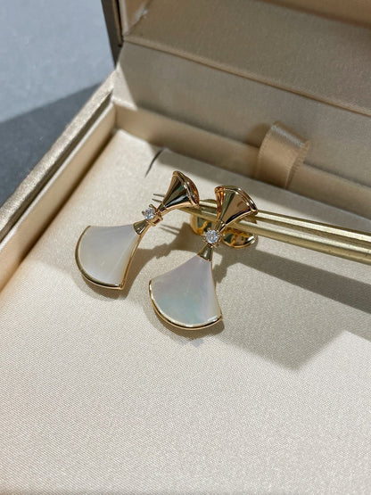 [Star Jewelry]DREAM MOP 1 DIAMOND EARRINGS
