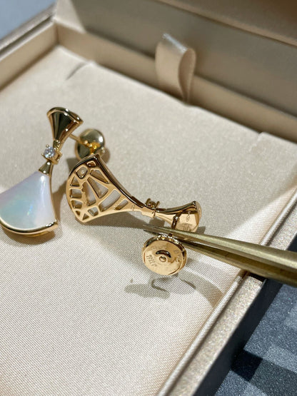 [Star Jewelry]DREAM MOP 1 DIAMOND EARRINGS