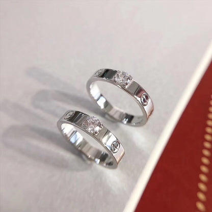 [Star Jewelry]LOVE RING 3.6MM 1 BIG DIAMOND