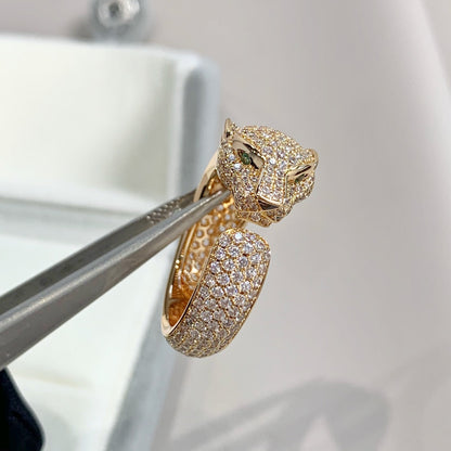 [Star Jewelry]PANTHERE PINK GOLD DIAMOND RING