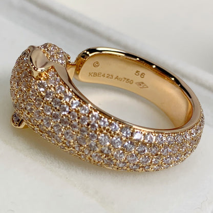 [Star Jewelry]PANTHERE PINK GOLD DIAMOND RING