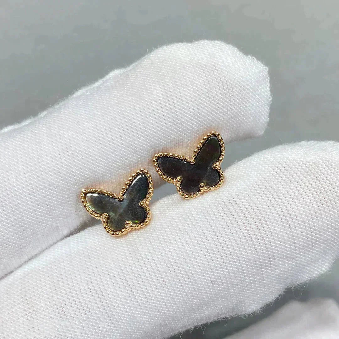 [Star Jewelry]BUTTERFLY DARK MOP  EARRINGS