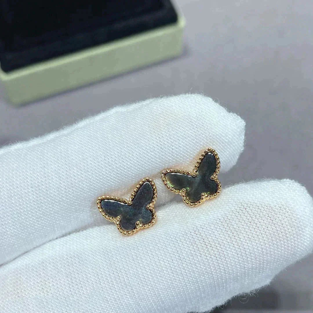 [Star Jewelry]BUTTERFLY DARK MOP  EARRINGS