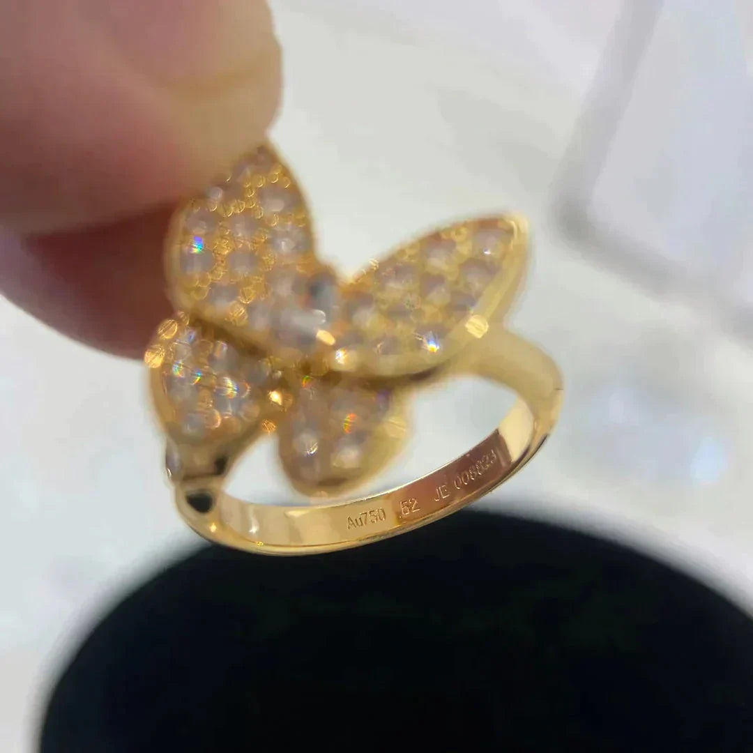 [Star Jewelry]BUTTERFLY DIAMOND RING