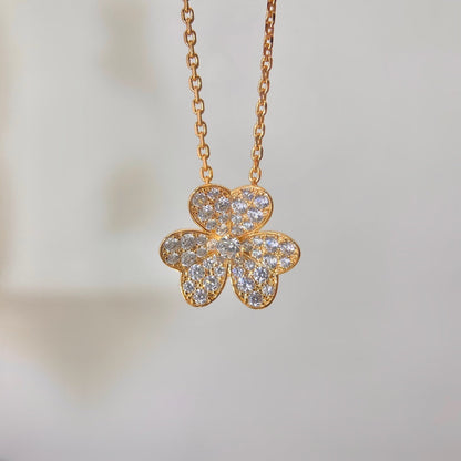[Star Jewelry]FLOWER DIAMOND NECKLACE