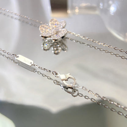[Star Jewelry]FLOWER DIAMOND NECKLACE