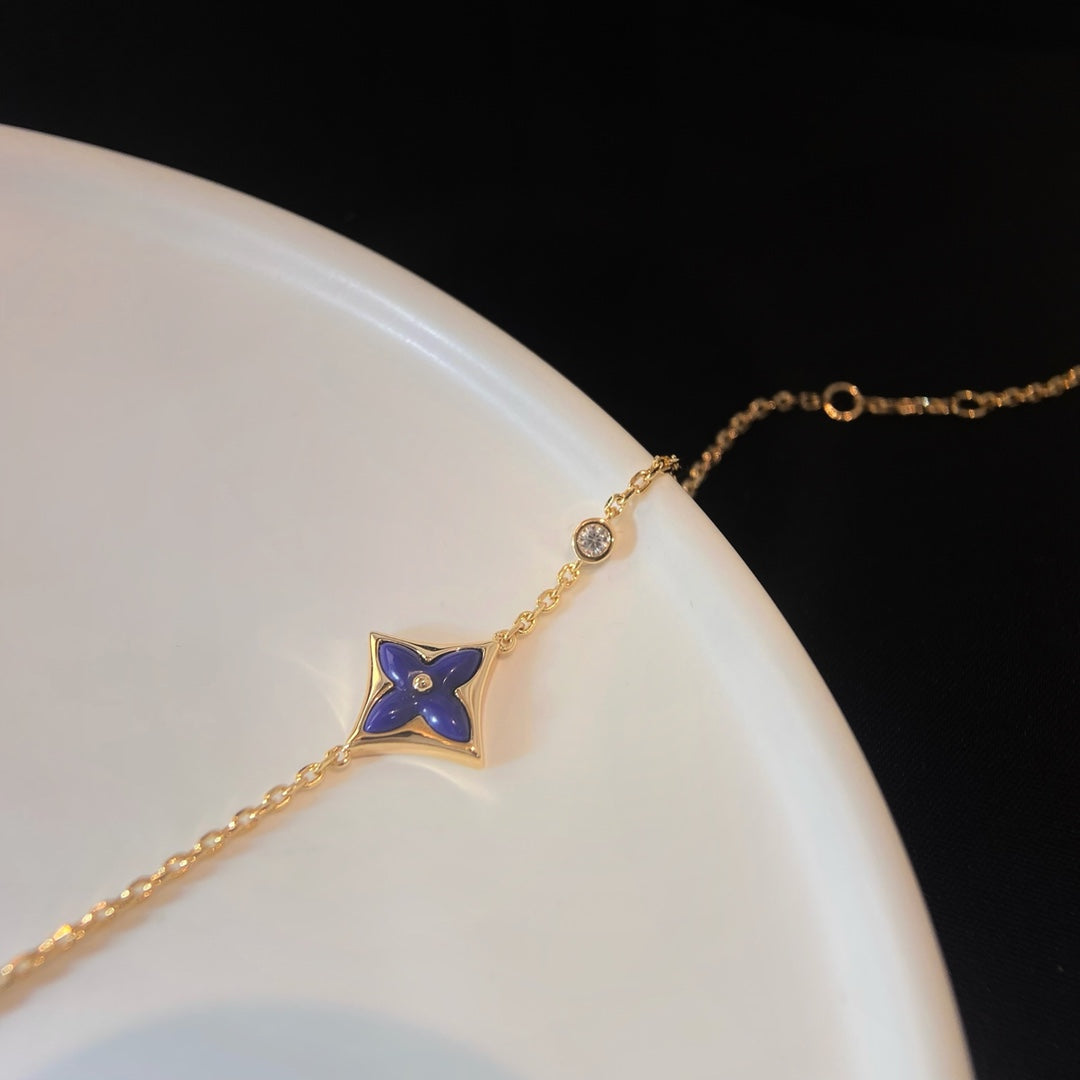 [Star Jewelry]COLOR STAR PINK GOLD DIAMOND BRACELET
