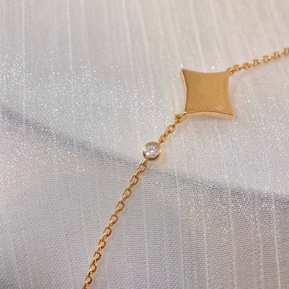 [Star Jewelry]COLOR STAR PINK GOLD DIAMOND BRACELET