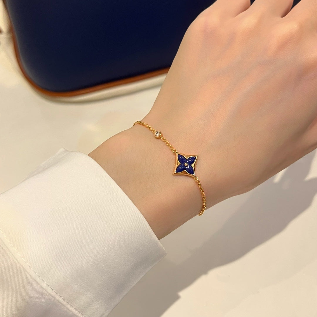 [Star Jewelry]COLOR STAR PINK GOLD DIAMOND BRACELET