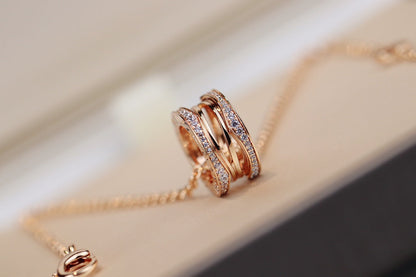 [Star Jewelry]ZERO 1 PINK GOLD NECKLACE