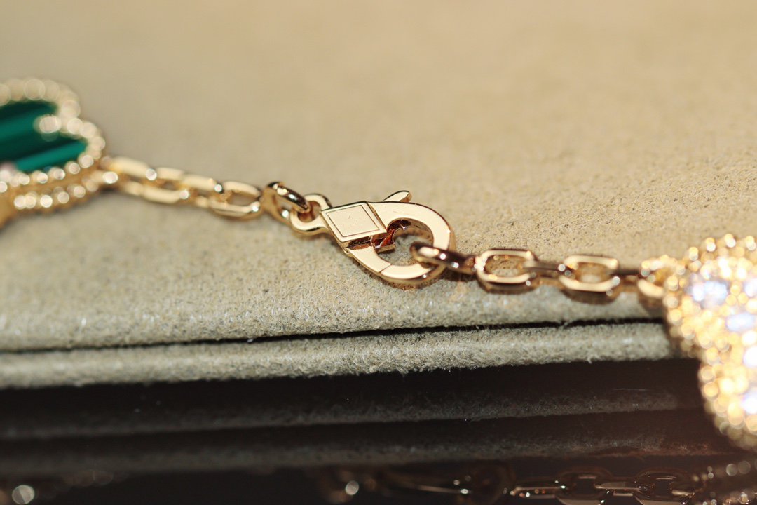 [Star Jewelry]CLOVER 20 MOTIFS ONYX ROSE GOLD