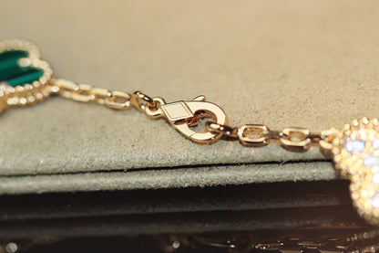 [Star Jewelry]CLOVER 20 MOTIFS ONYX ROSE GOLD