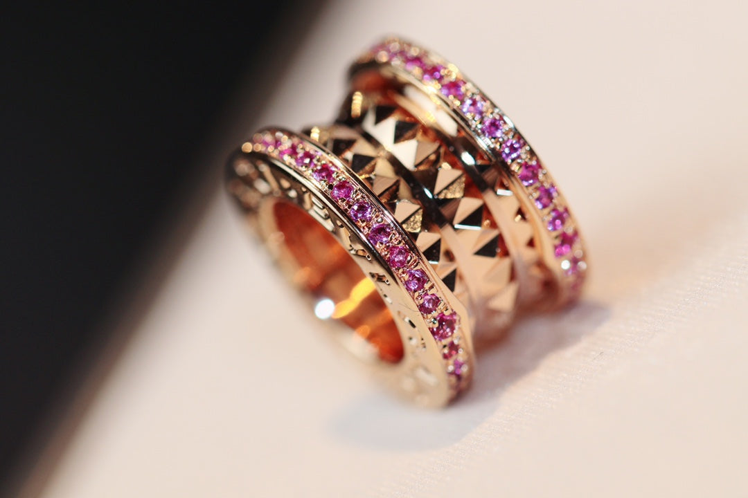 [Star Jewelry]ZERO 1 ROCK PINK GOLD PINK DIAMOND NECKLACE
