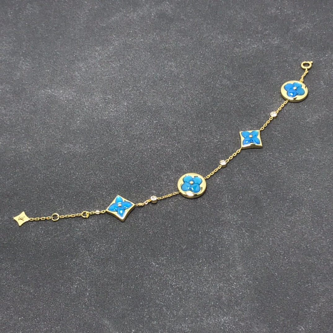 [Star Jewelry]STAR AND SUN TURQUOISE 4 MOTIFS 3 DIAMONDS