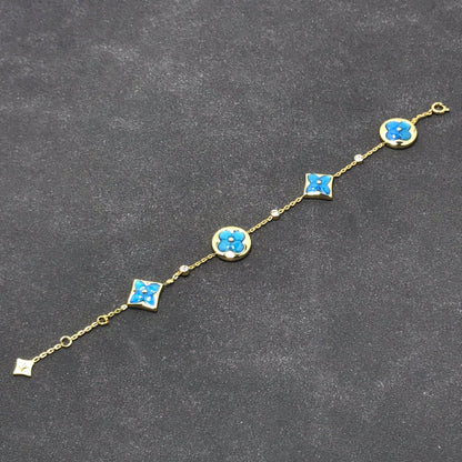 [Star Jewelry]STAR AND SUN TURQUOISE 4 MOTIFS 3 DIAMONDS