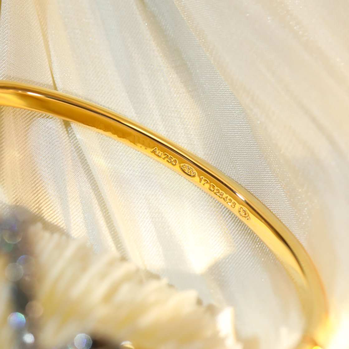 [Star Jewelry]VOLTE UPSITE DOWN GOLD DIAMOND BRACELET