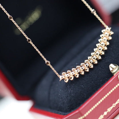 [Star Jewelry]CLASH PINK GOLD NECKLACE