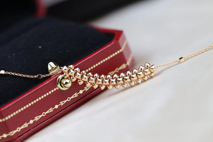 [Star Jewelry]CLASH PINK GOLD NECKLACE
