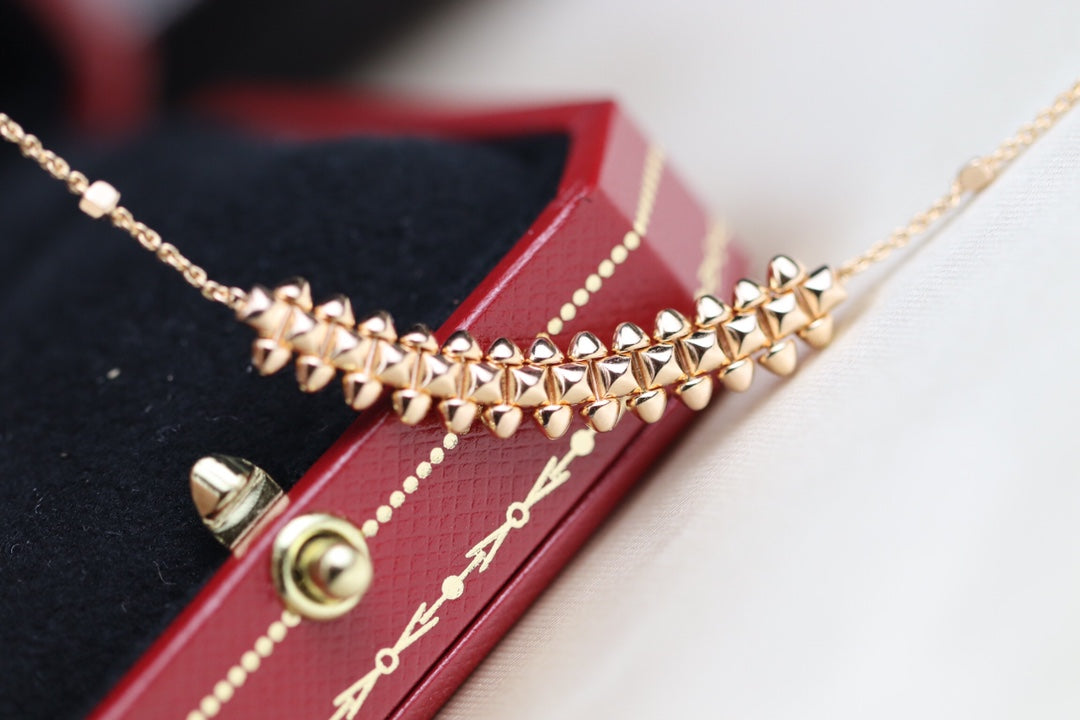 [Star Jewelry]CLASH PINK GOLD NECKLACE