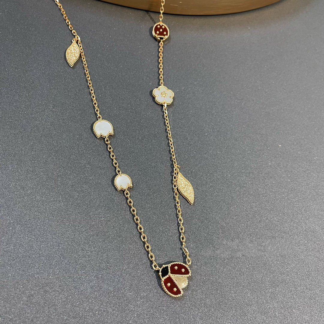 [Star Jewelry]LUCKY SPRING 15 MOTIFS GOLD NECKLACE