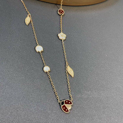 [Star Jewelry]LUCKY SPRING 15 MOTIFS GOLD NECKLACE