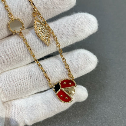 [Star Jewelry]LUCKY SPRING 15 MOTIFS GOLD NECKLACE