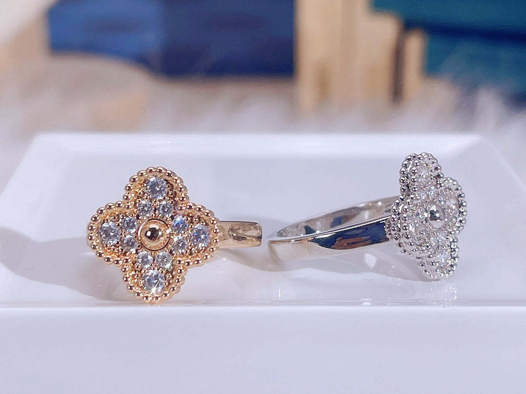 [Star Jewelry]CLOVER DIAMOND RING