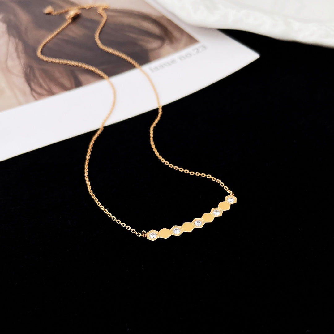 [Star Jewelry]BEE MY LOVE DIAMOND NECKLACE
