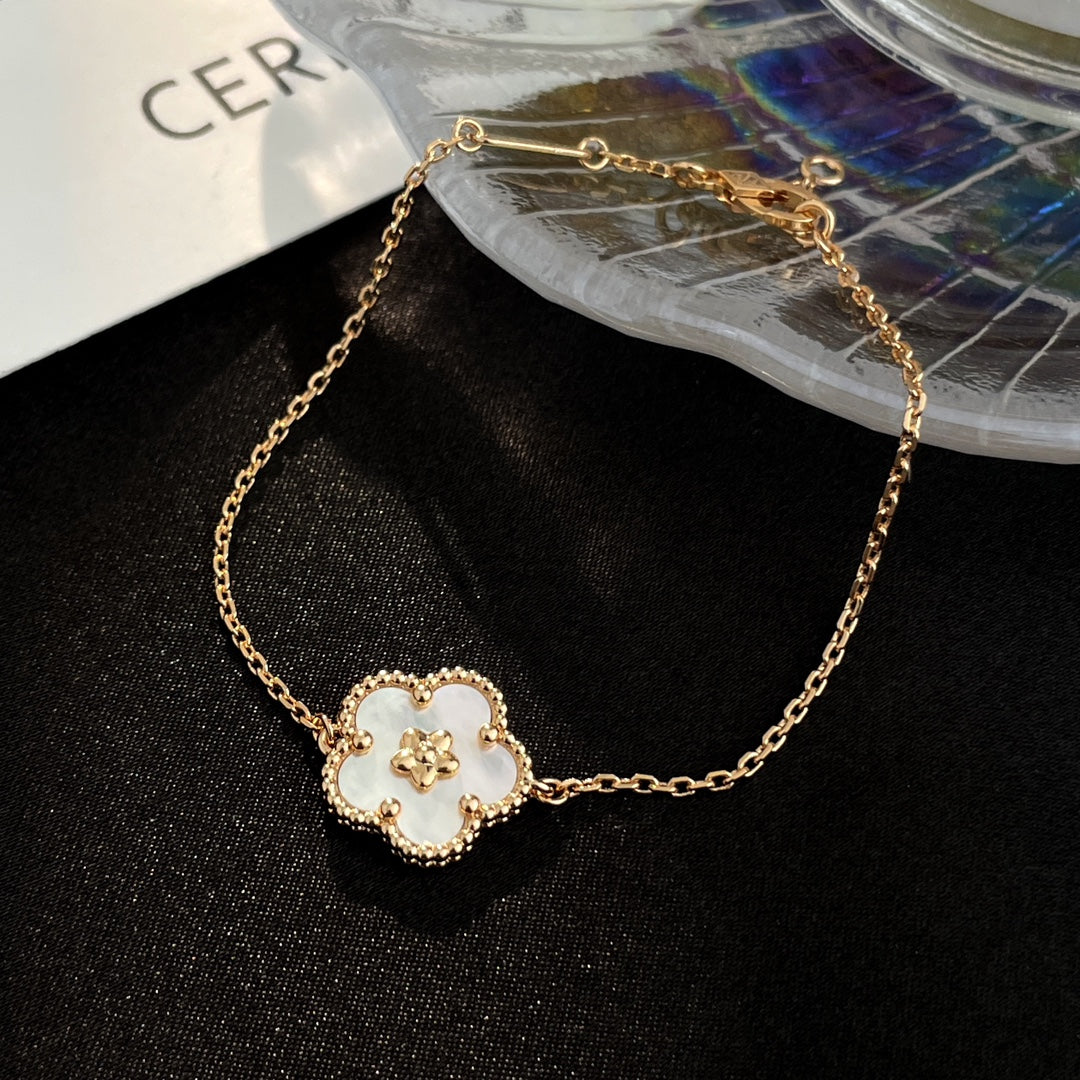 [Star Jewelry]LUCKY SPRING ROSE GOLD MOP BRACELET