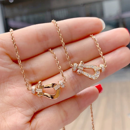 [Star Jewelry]FORCE 10 PINK GOLD DIAMOND NECKLACE