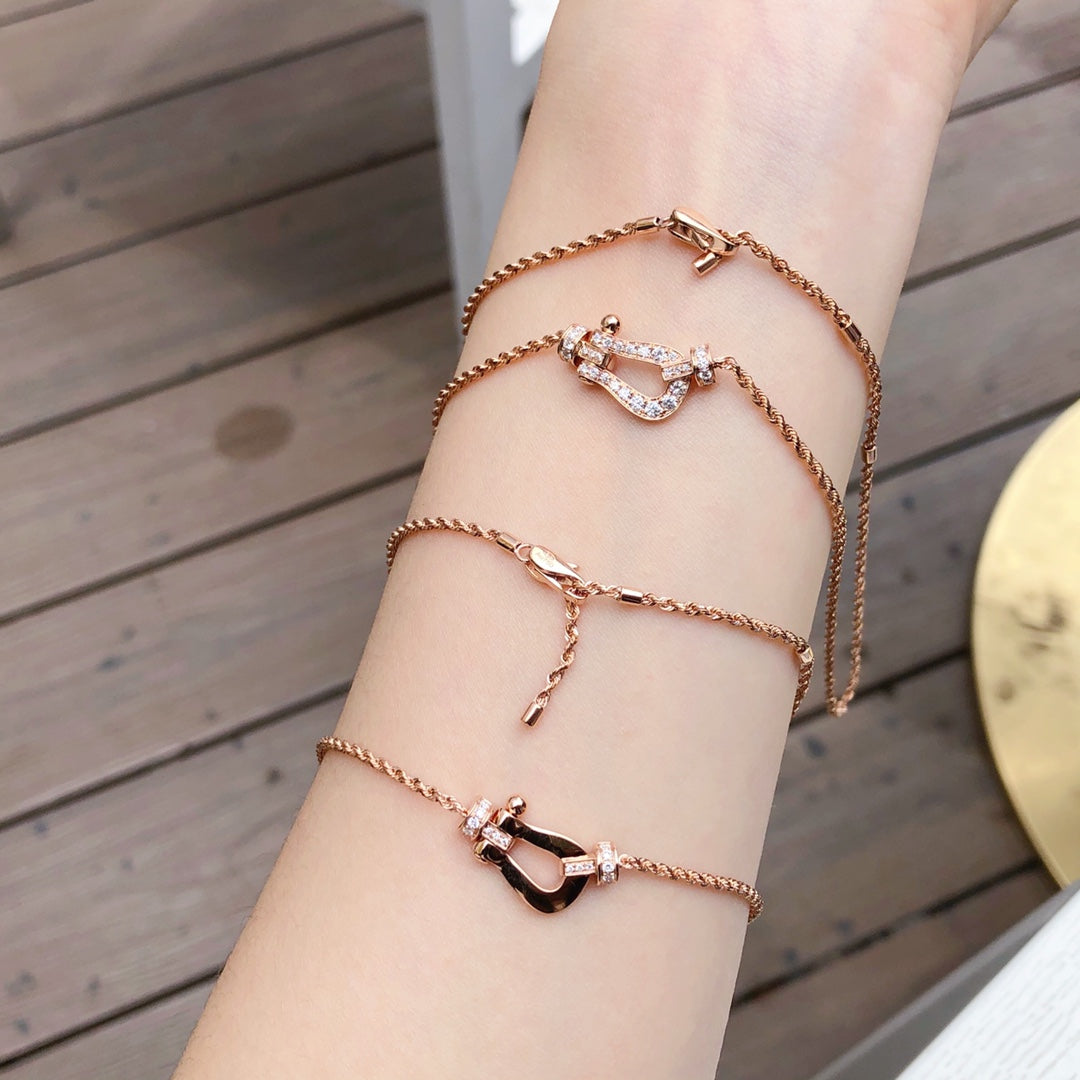 [Star Jewelry]FORCE 10 PINK GOLD DIAMOND NECKLACE
