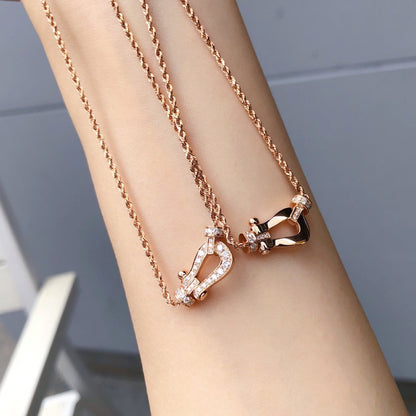 [Star Jewelry]FORCE 10 PINK GOLD DIAMOND NECKLACE