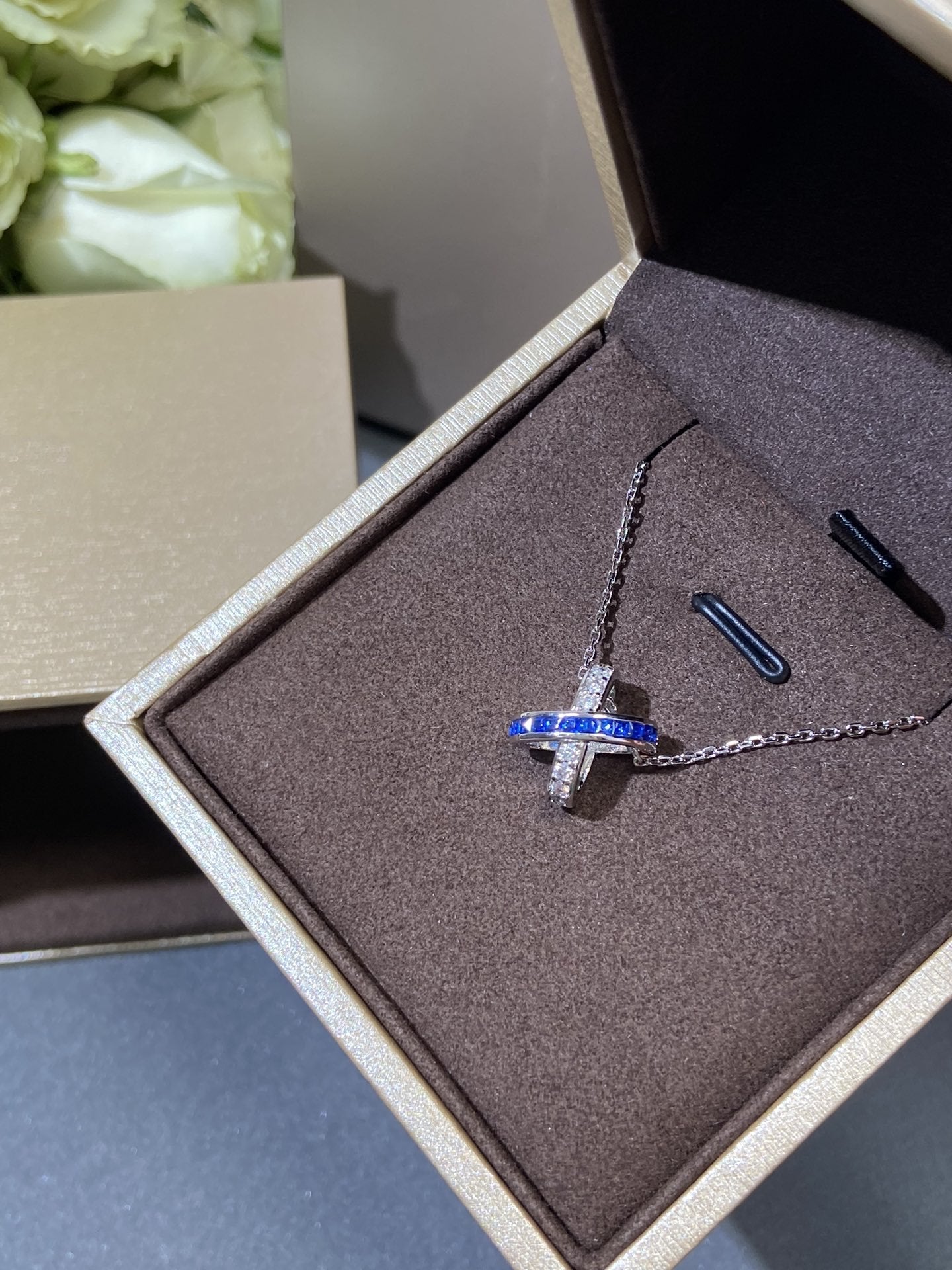[Star Jewelry]LIENS DIAMOND SILVER NECKLACE