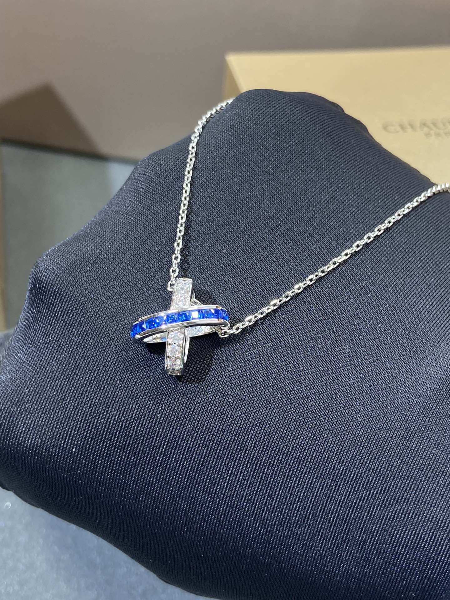 [Star Jewelry]LIENS DIAMOND SILVER NECKLACE