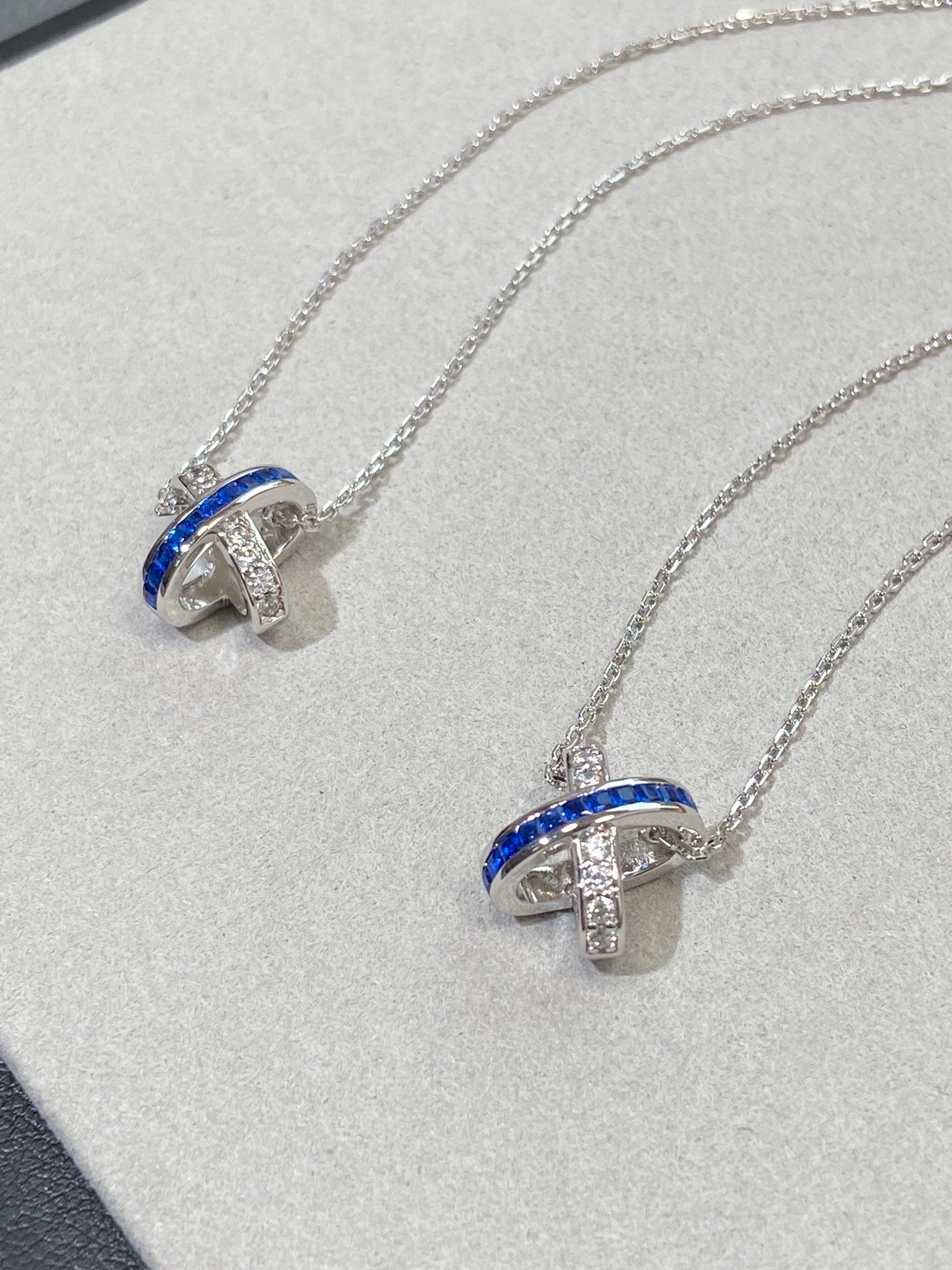 [Star Jewelry]LIENS DIAMOND SILVER NECKLACE