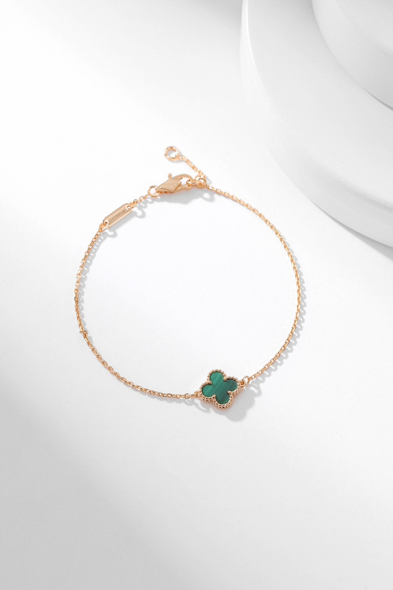 [Star Jewelry]CLOVER BRACELET MALACHITE 1 MOTIF