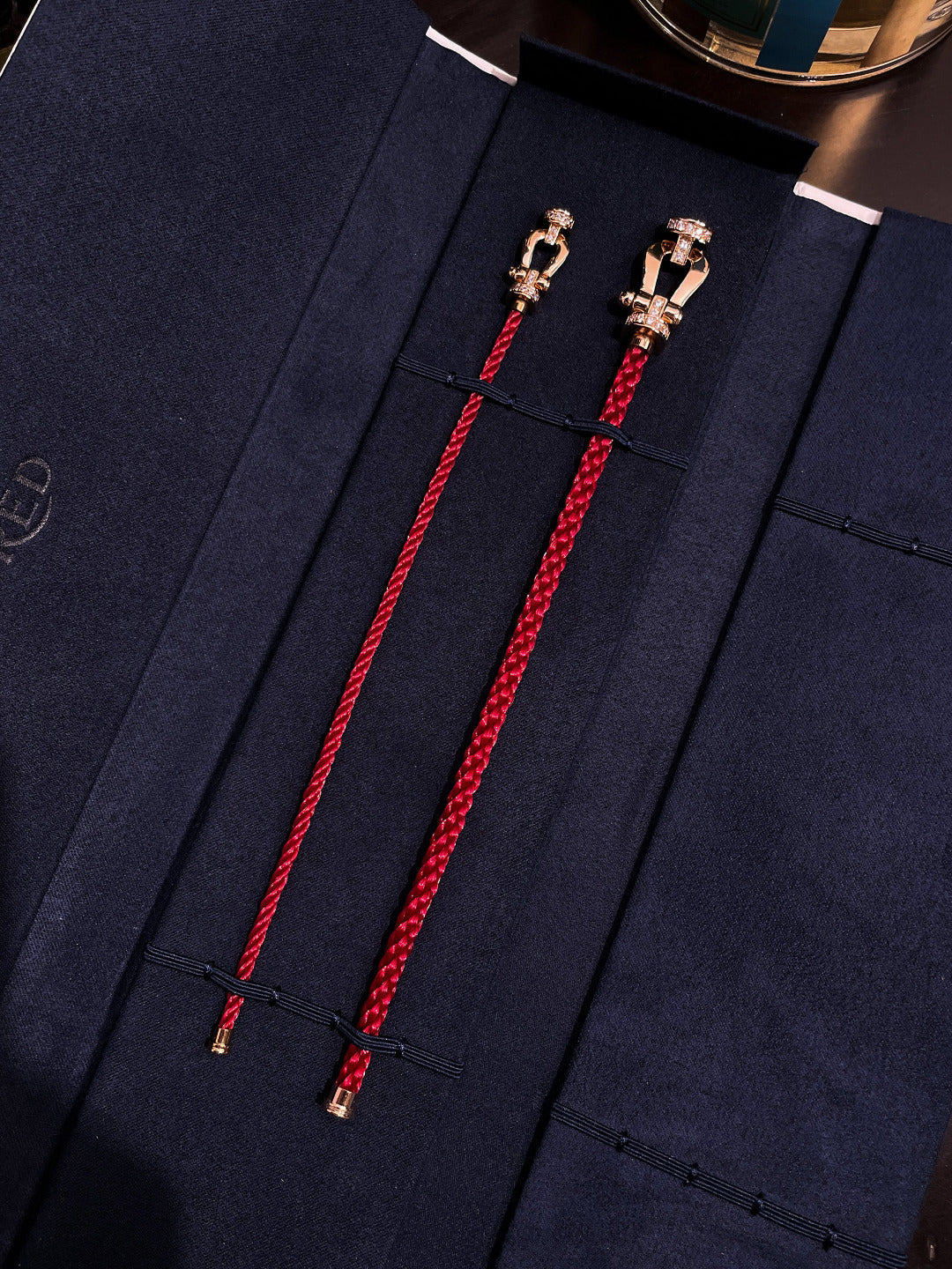 [Star Jewelry]FORCE 10 HALF DIAMOND PINK GOLD RED CORDERI LARGE AND MEDIUM MODEL