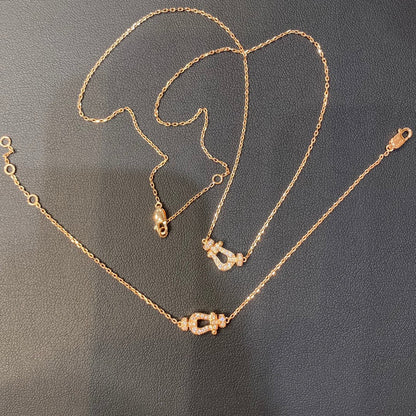 [Star Jewelry]FORCE 10 DIAMOND PINK GOLD NECKLACE MINI MODEL
