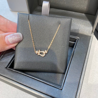 [Star Jewelry]FORCE 10 DIAMOND PINK GOLD NECKLACE MINI MODEL