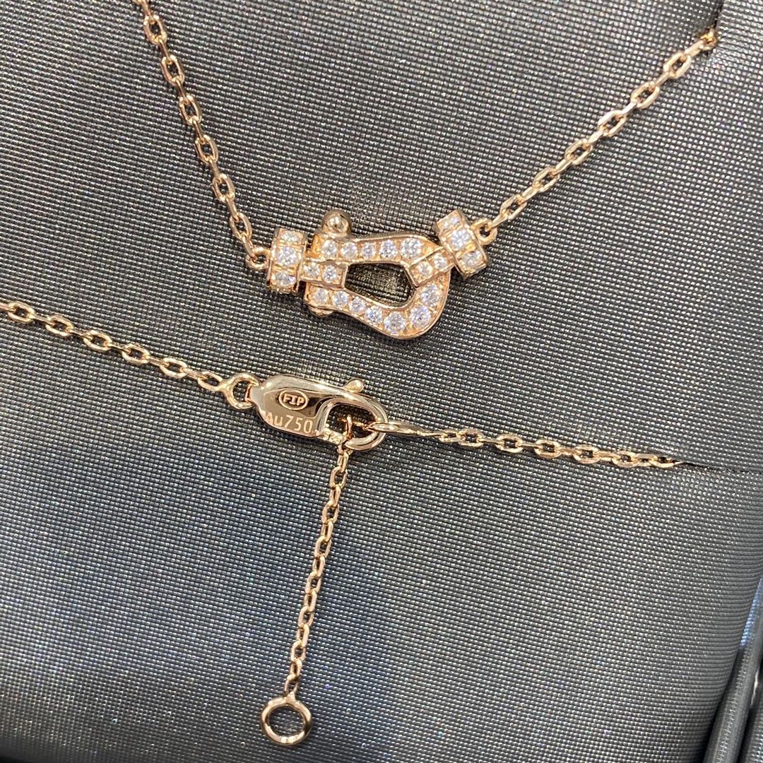[Star Jewelry]FORCE 10 DIAMOND PINK GOLD NECKLACE MINI MODEL