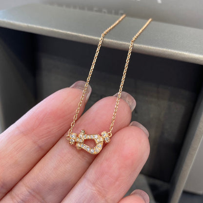 [Star Jewelry]FORCE 10 DIAMOND PINK GOLD NECKLACE MINI MODEL