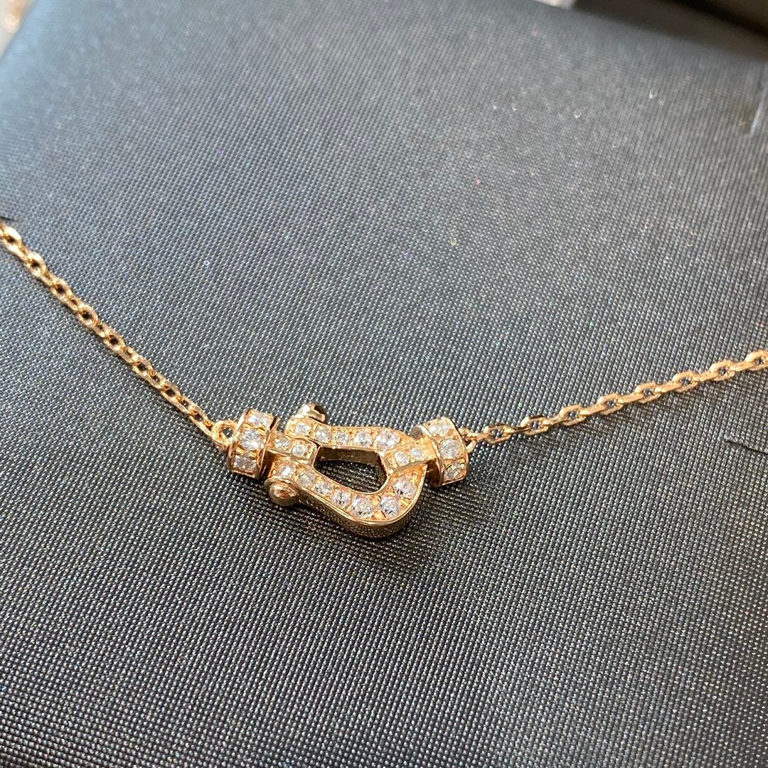 [Star Jewelry]FORCE 10 DIAMOND PINK GOLD NECKLACE MINI MODEL