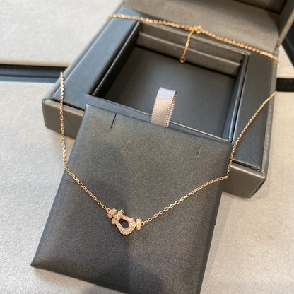 [Star Jewelry]FORCE 10 DIAMOND PINK GOLD NECKLACE MINI MODEL