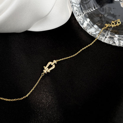 [Star Jewelry]FORCE 10 FULL DIAMOND BUCKLE CHAIN LINK MINI MODEL